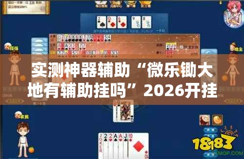 实测神器辅助“微乐锄大地有辅助挂吗”2026开挂教程步骤