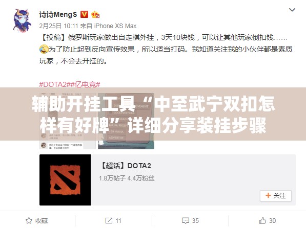 辅助开挂工具“中至武宁双扣怎样有好牌”详细分享装挂步骤