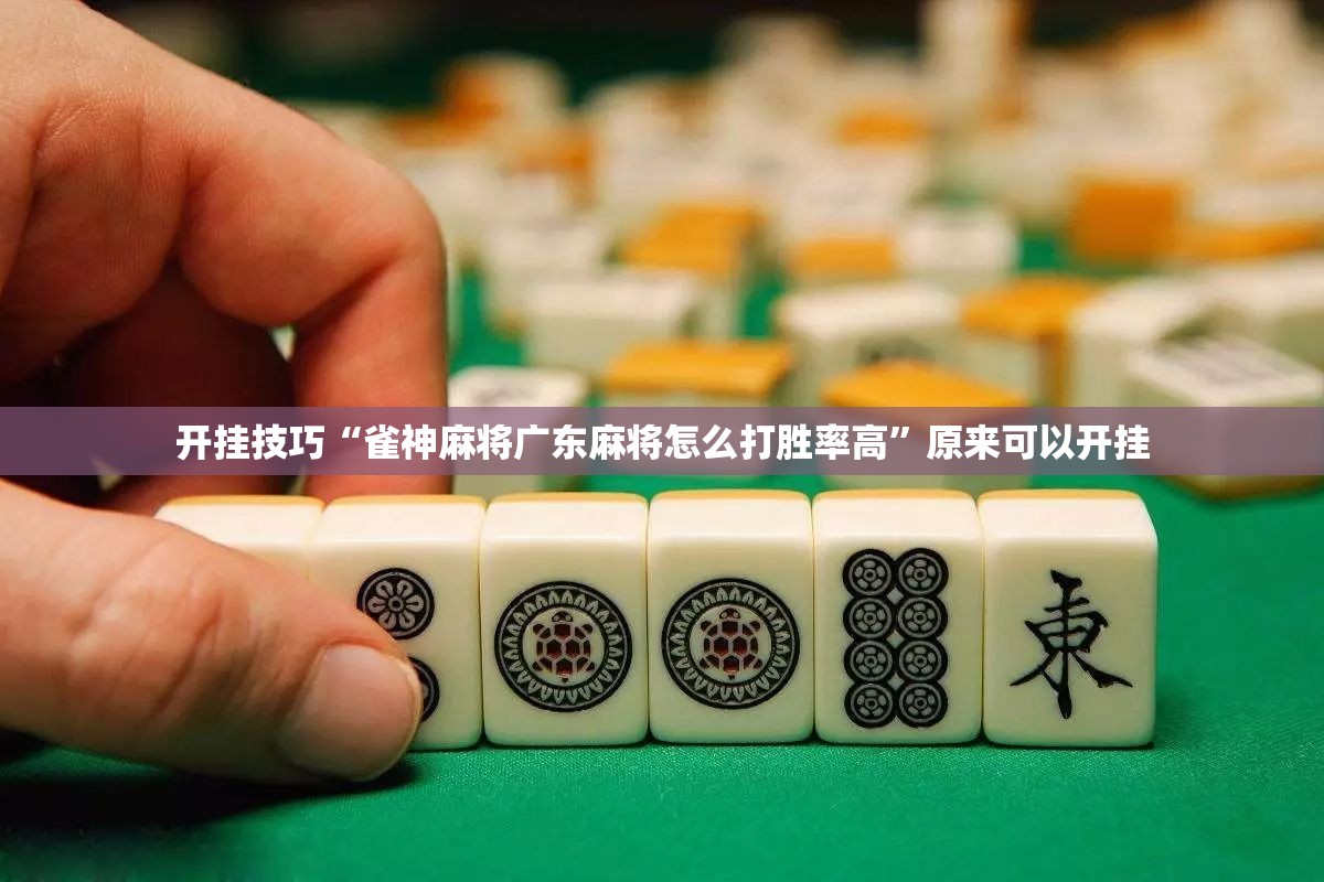 开挂技巧“雀神麻将广东麻将怎么打胜率高	”原来可以开挂