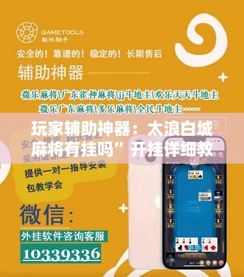 玩家辅助神器：太浪白城麻将有挂吗”开挂详细教程