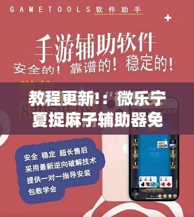 教程更新!：微乐宁夏捉麻子辅助器免费版”开挂(透视)最新辅助详细