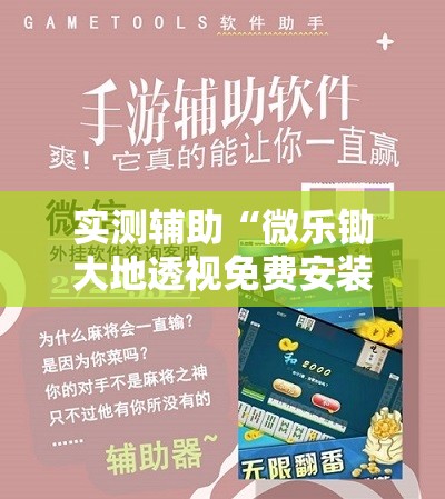 实测辅助“微乐锄大地透视免费安装”开挂辅助脚本+详细开挂安装教程