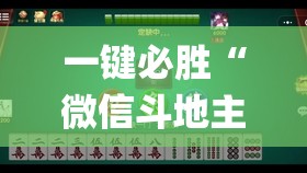 一键必胜“微信斗地主怎么让系统给你发好牌”开挂(透视)辅助神器