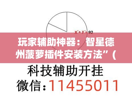 玩家辅助神器：智星德州菠萝插件安装方法	”(免费)开挂辅助教学(最新辅助开挂教程)