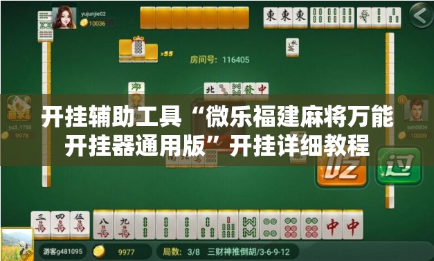 开挂辅助工具“微乐福建麻将万能开挂器通用版”开挂详细教程