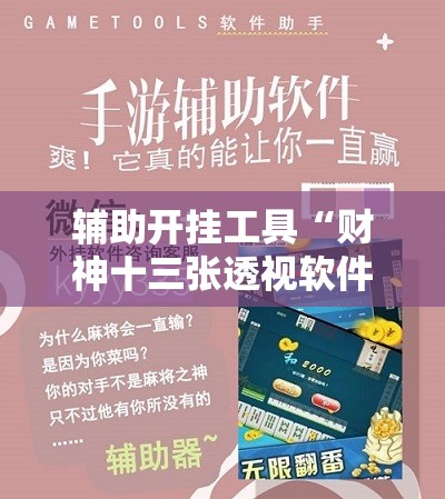 辅助开挂工具“财神十三张透视软件下载”其实确实有挂