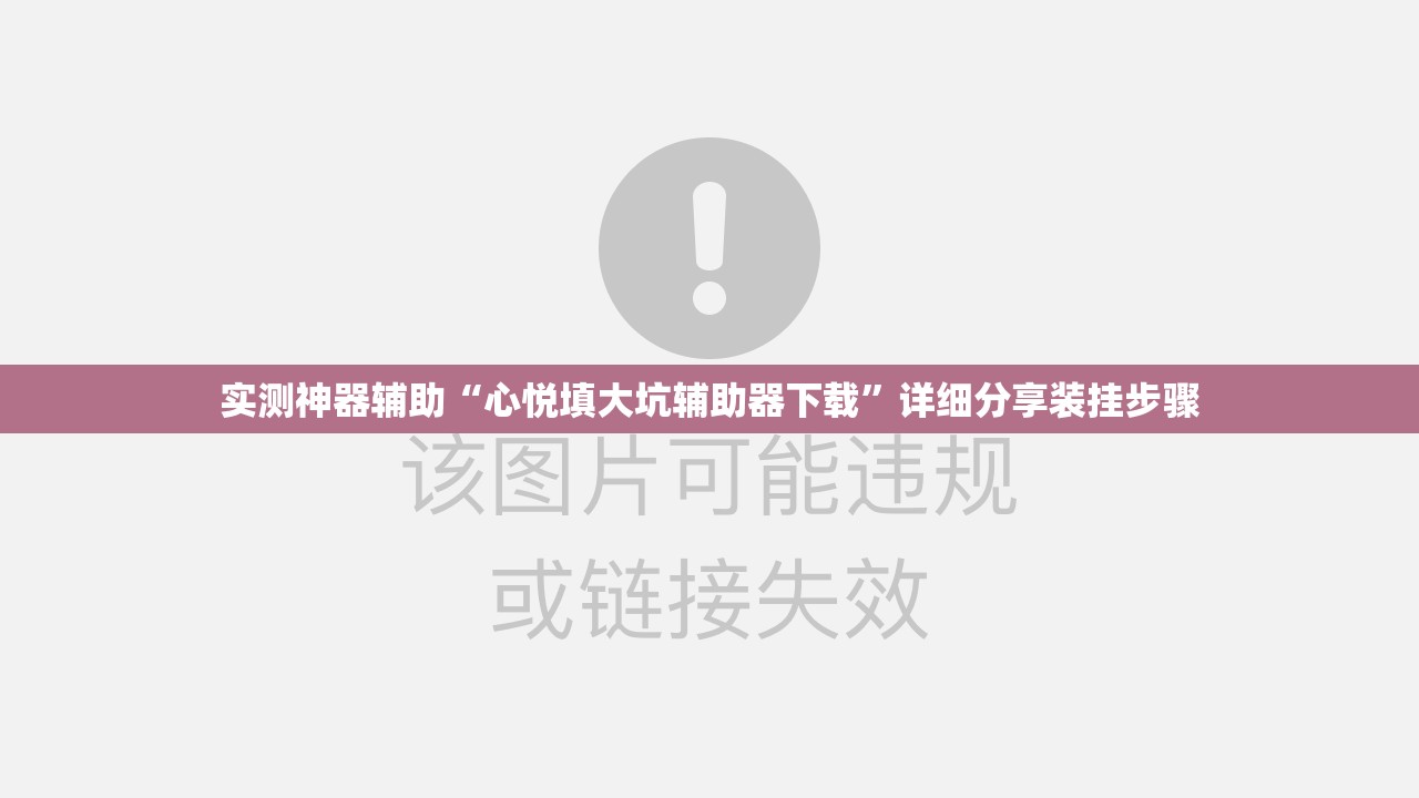 实测神器辅助“心悦填大坑辅助器下载	”详细分享装挂步骤