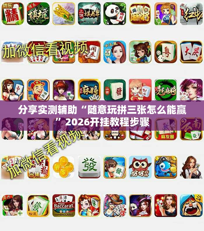 分享实测辅助“随意玩拼三张怎么能赢”2026开挂教程步骤