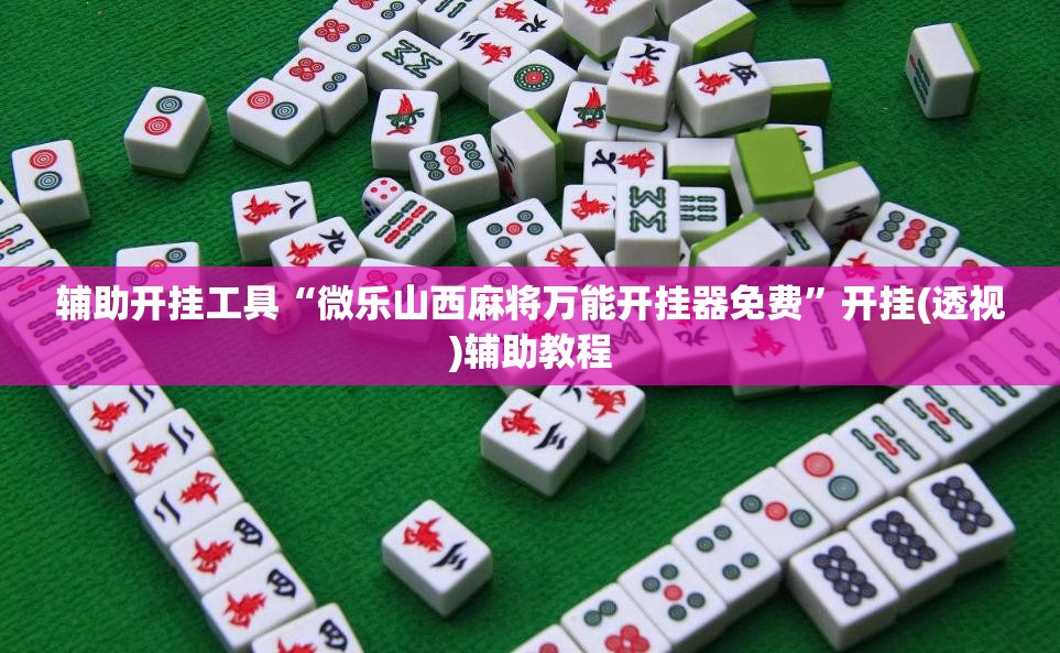 辅助开挂工具“微乐山西麻将万能开挂器免费	”开挂(透视)辅助教程