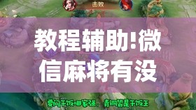教程辅助!微信麻将有没有开挂神器”开挂(透视)辅助教程