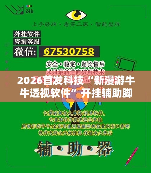 2026首发科技“新漫游牛牛透视软件	”开挂辅助脚本+详细开挂安装教程