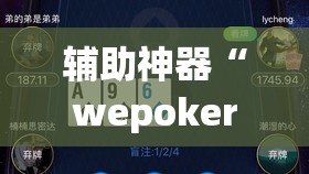 辅助神器“wepoker的10个必赢技巧”(透视)其实确实有挂
