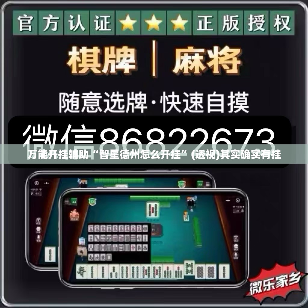 万能开挂辅助“智星德州怎么开挂”(透视)其实确实有挂