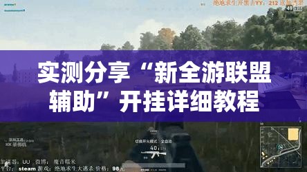 实测分享“新全游联盟辅助”开挂详细教程