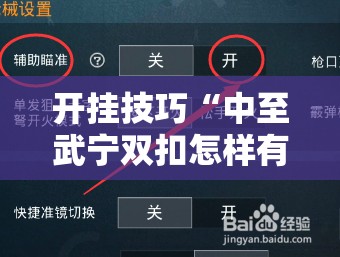 开挂技巧“中至武宁双扣怎样有好牌”细辅助教程分享