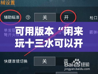 可用版本“闲来玩十三水可以开挂吗	”详细开挂教程