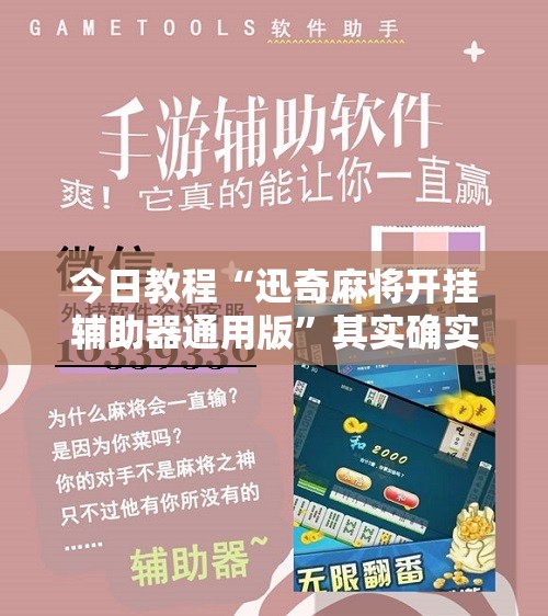 今日教程“迅奇麻将开挂辅助器通用版”其实确实有挂