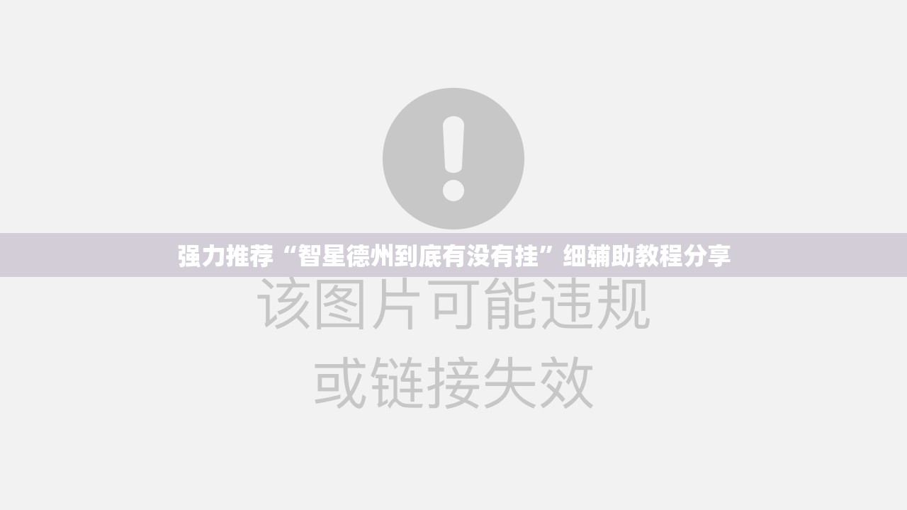 强力推荐“智星德州到底有没有挂”细辅助教程分享