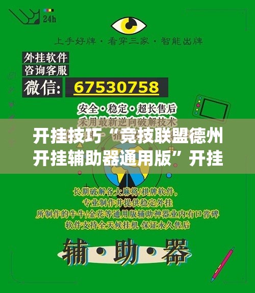 开挂技巧“竞技联盟德州开挂辅助器通用版”开挂(透视)辅助神器