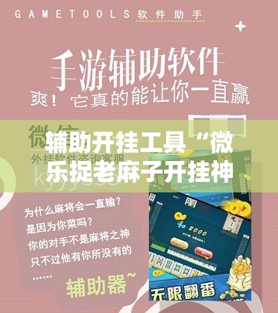 辅助开挂工具“微乐捉老麻子开挂神器	”详细开挂教程