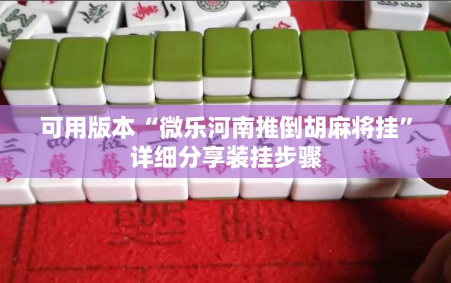 可用版本“微乐河南推倒胡麻将挂”详细分享装挂步骤