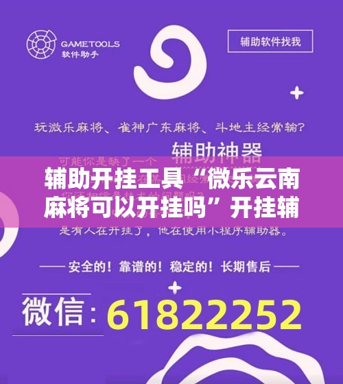 辅助开挂工具“微乐云南麻将可以开挂吗”开挂辅助脚本+详细开挂安装教程
