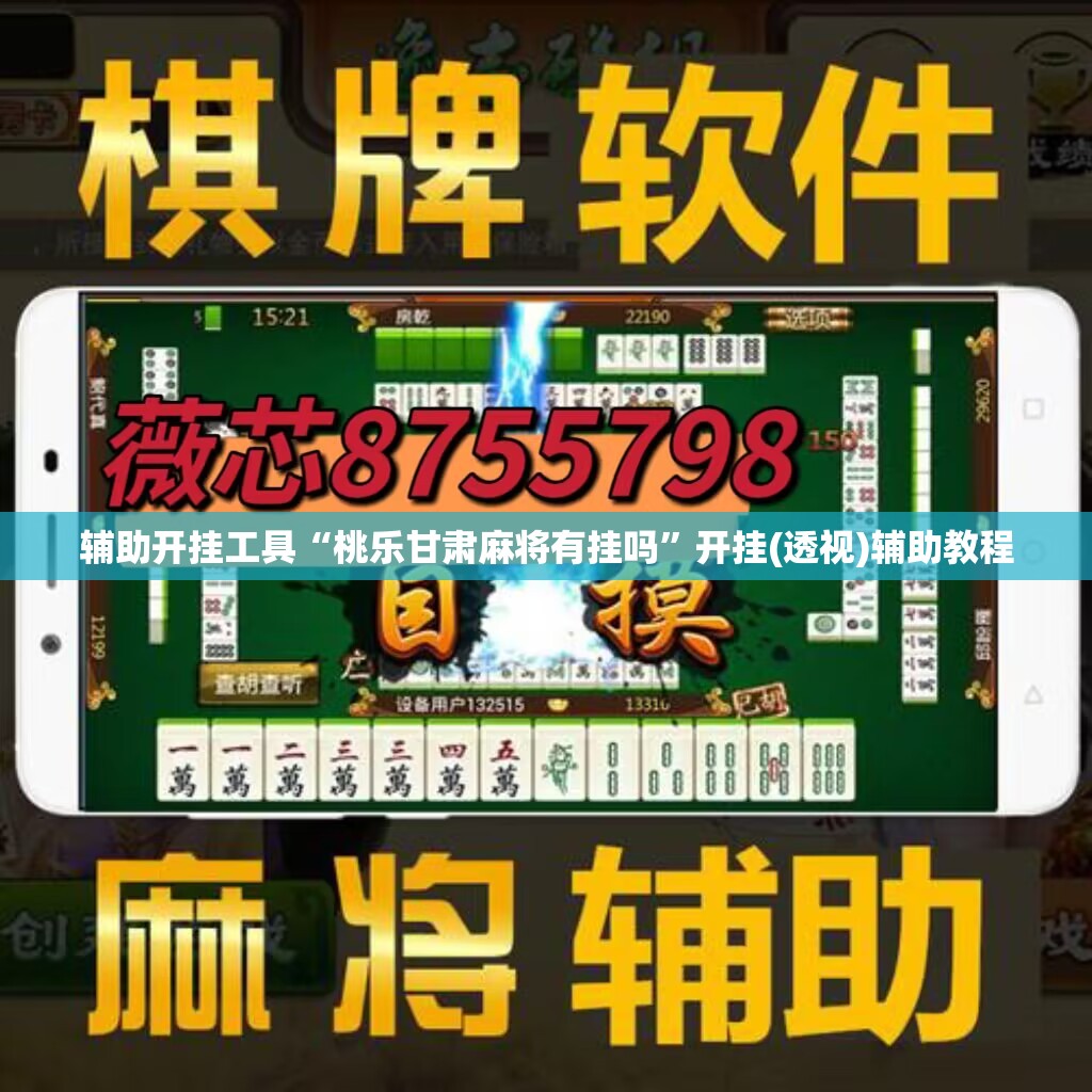 辅助开挂工具“桃乐甘肃麻将有挂吗”开挂(透视)辅助教程
