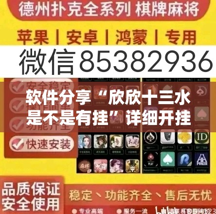 软件分享“欣欣十三水是不是有挂”详细开挂教程