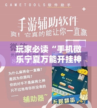 玩家必读“手机微乐宁夏万能开挂神器”2026开挂教程步骤