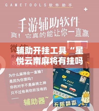 辅助开挂工具“星悦云南麻将有挂吗”详细分享装挂步骤