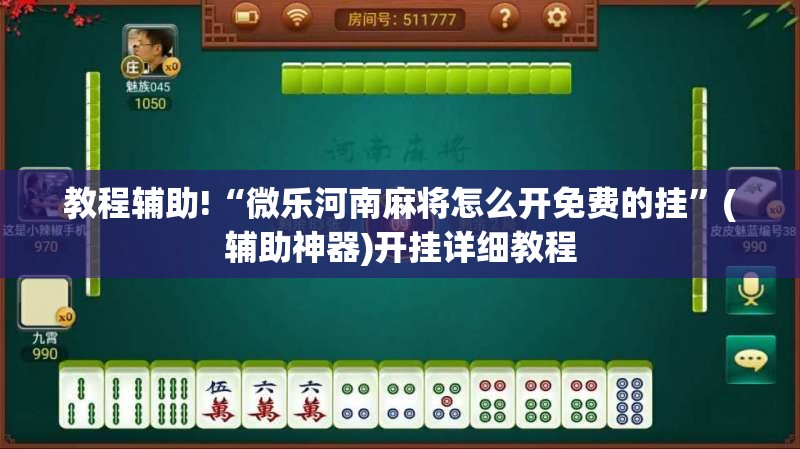 教程辅助!“微乐河南麻将怎么开免费的挂	”(辅助神器)开挂详细教程