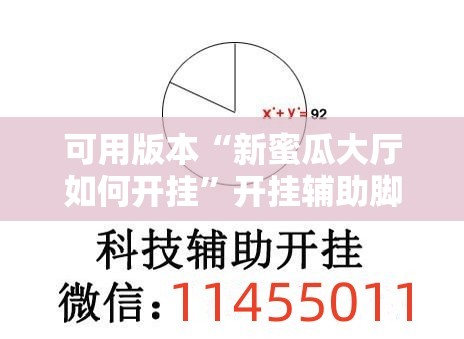 可用版本“新蜜瓜大厅如何开挂”开挂辅助脚本+详细开挂安装教程