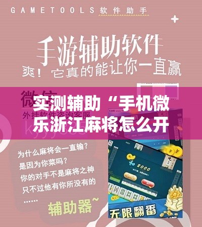 实测辅助“手机微乐浙江麻将怎么开挂”开挂辅助脚本+详细开挂安装教程