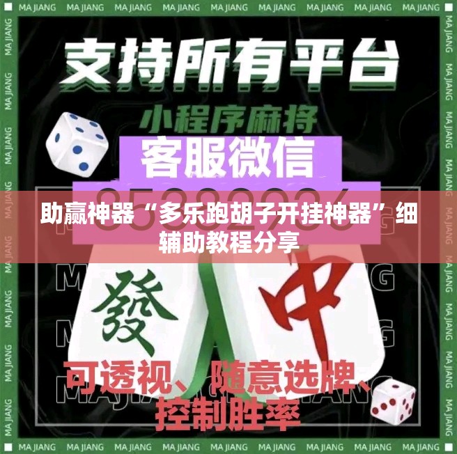 助赢神器“多乐跑胡子开挂神器”细辅助教程分享