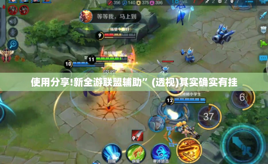 使用分享!新全游联盟辅助”(透视)其实确实有挂