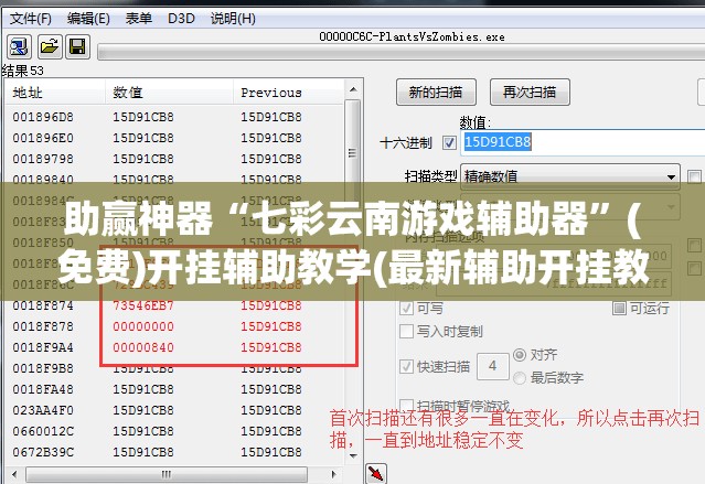 助赢神器“七彩云南游戏辅助器	”(免费)开挂辅助教学(最新辅助开挂教程)