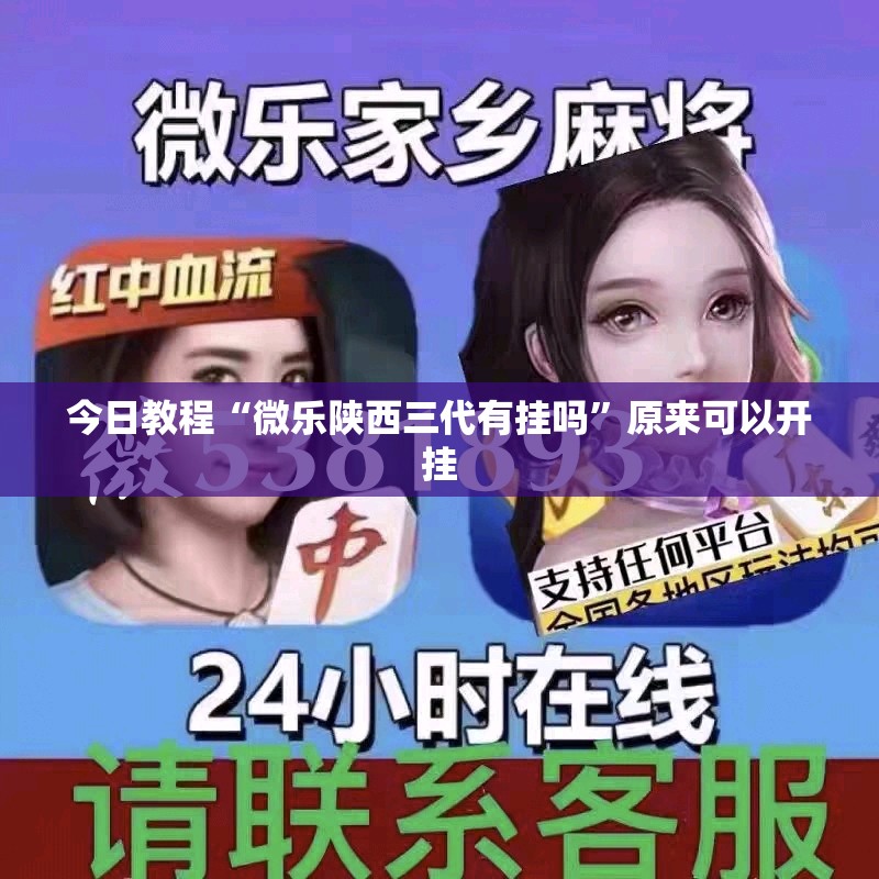 今日教程“微乐陕西三代有挂吗”原来可以开挂