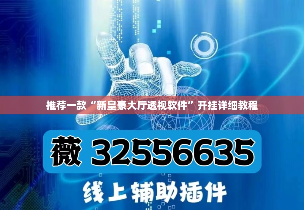 推荐一款“新皇豪大厅透视软件”开挂详细教程