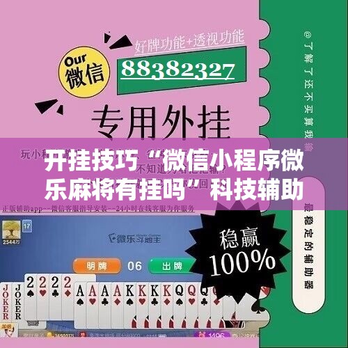 开挂技巧“微信小程序微乐麻将有挂吗”科技辅助神器手机版