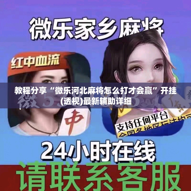 教程分享“微乐河北麻将怎么打才会赢”开挂(透视)最新辅助详细