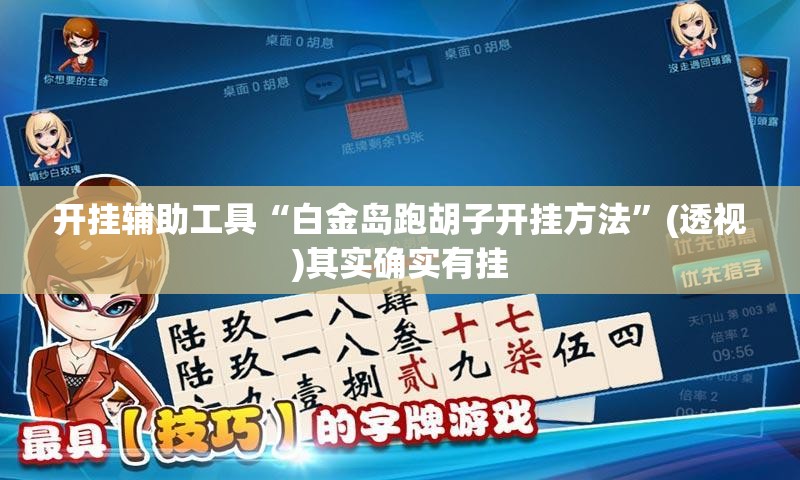 开挂辅助工具“白金岛跑胡子开挂方法”(透视)其实确实有挂