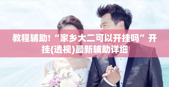 教程辅助!“家乡大二可以开挂吗”开挂(透视)最新辅助详细