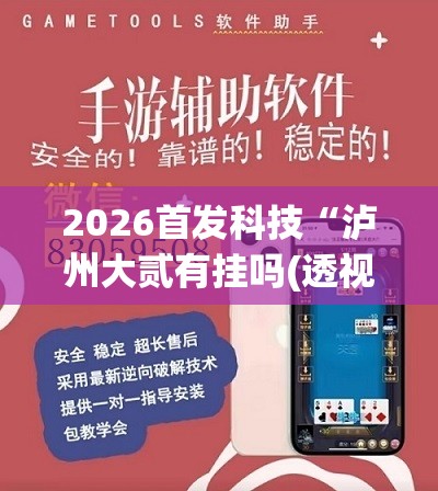 2026首发科技“泸州大贰有挂吗(透视)”开挂辅助脚本+详细开挂安装教程
