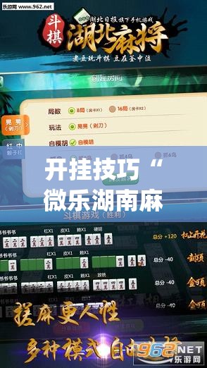 开挂技巧“微乐湖南麻将万能开挂器”开挂(透视)辅助教程