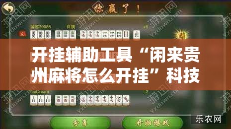 开挂辅助工具“闲来贵州麻将怎么开挂”科技辅助神器手机版