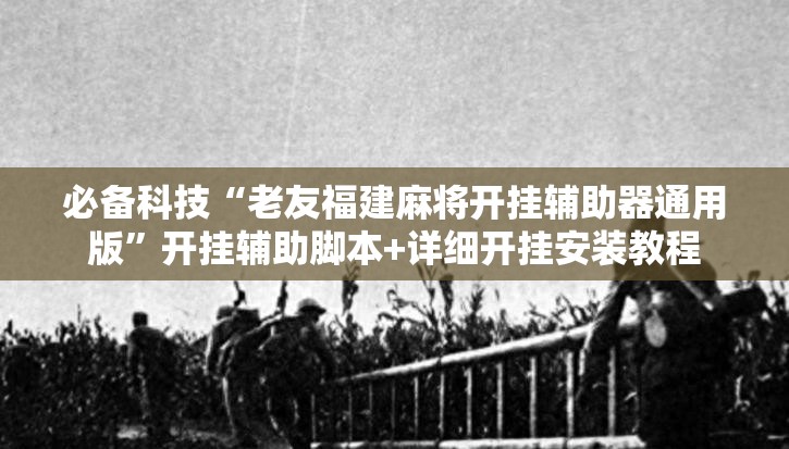 必备科技“老友福建麻将开挂辅助器通用版”开挂辅助脚本+详细开挂安装教程