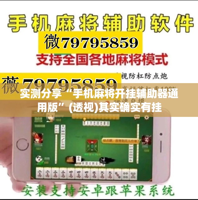 实测分享“手机麻将开挂辅助器通用版”(透视)其实确实有挂