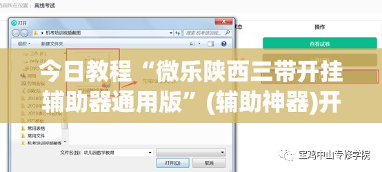 今日教程“微乐陕西三带开挂辅助器通用版”(辅助神器)开挂详细教程