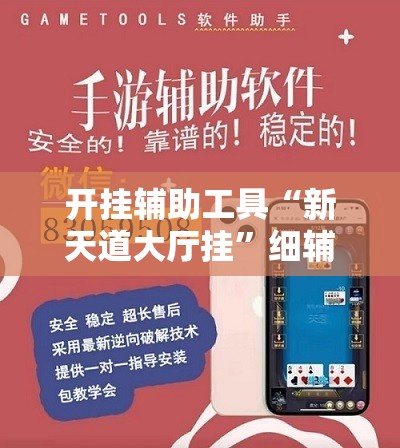 开挂辅助工具“新天道大厅挂	”细辅助教程分享