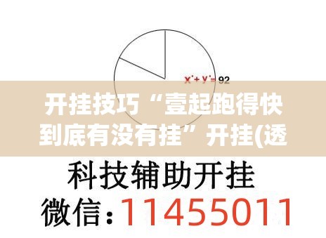 开挂技巧“壹起跑得快到底有没有挂”开挂(透视)辅助神器